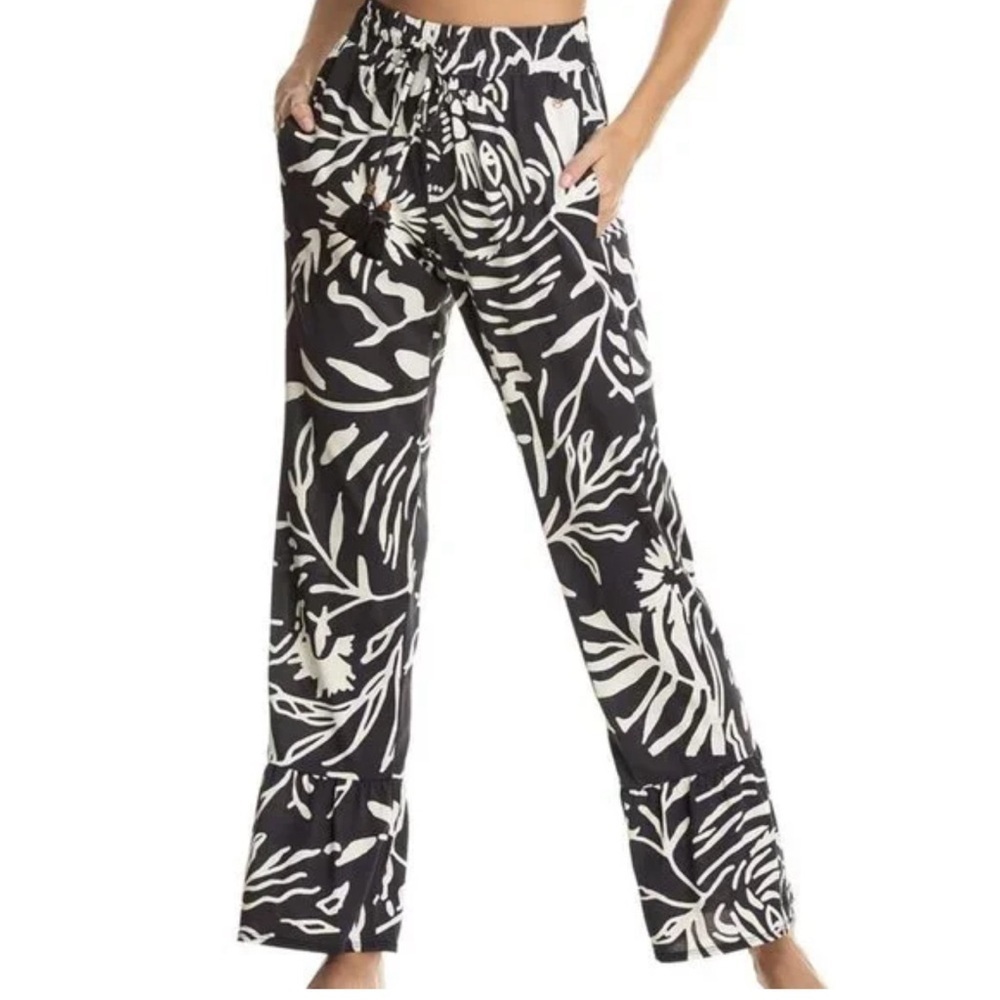 Maaji Floral Flare Pants Extra Small Cheshire Print